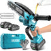 Seesii M6 Plus 6 inch Mini Chainsaw Cordless,2x2000mAh Battery Chainsaw - chainsaw - SeeSii