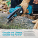 Seesii M6 Plus 6 inch Mini Chainsaw Cordless,2x2000mAh Battery Chainsaw - chainsaw - SeeSii