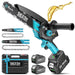 SEESII Mini Chainsaw Cordless, 8 Inch & 6 Inch Electric Chainsaw w/2*4.0Ah - SEESII