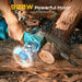 900W powerful motor of Seesii 8 inch mini cordless chainsaw for fast log cutting work