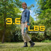 Lightweight 3.6 lbs Seesii 8 inch cordless chainsaw, easy one-hand operation for women and seniors