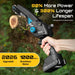 Mini Chainsaw Cordless 8 inch: Electric Chainsaw Battery Powered, Brushless Chain Saw with Auto Oiler, 2pcs Battery, Handheld Saw for Tree Branch Wood Cutting,Gardening Tools for Men Dad Husband