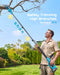 SEESII P6 Combo 4 - in - 1 Cordless Pole Saw & Pruning Shears Kit - Pole Saw - SeeSii