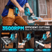 Seesii Reciprocating Saw Cordless, 3500 RPM Brushless Motor with 2 x 2.0Ah Batteries - SeeSii