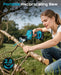Seesii Reciprocating Saw Cordless, 3500 RPM Brushless Motor with 2 x 2.0Ah Batteries - SeeSii
