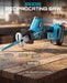 Seesii Reciprocating Saw Cordless, 3500 RPM Brushless Motor with 2 x 2.0Ah Batteries - SeeSii