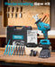 Seesii Reciprocating Saw Cordless, 3500 RPM Brushless Motor with 2 x 2.0Ah Batteries - SeeSii