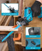 Seesii Reciprocating Saw Cordless, 3500 RPM Brushless Motor with 2 x 2.0Ah Batteries - SeeSii