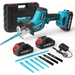 Seesii Reciprocating Saw Cordless, 3500 RPM Brushless Motor with 2 x 2.0Ah Batteries - SeeSii