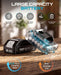 Seesii Reciprocating Saw Cordless, 3500 RPM Brushless Motor with 2 x 2.0Ah Batteries - SeeSii