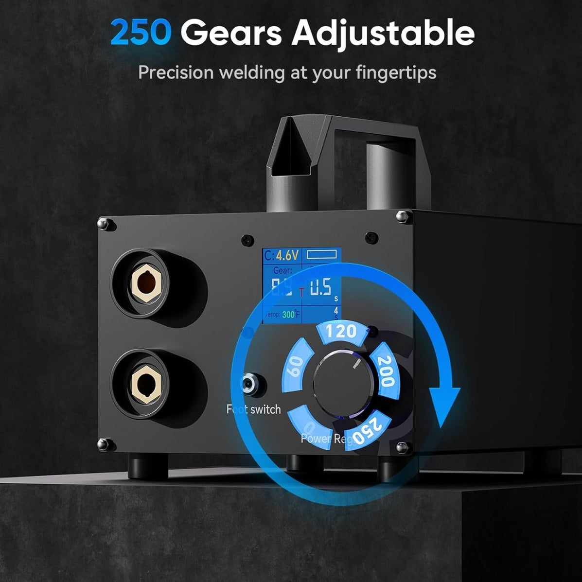 Punktschweißgerät 1-120W Mit 3000F Kondensator - Für 0.1-0.3mm Stahlband