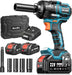 SeeSii WH10 Ultra 1/2″ Cordless Impact Wrench — 886 ft - lbs (1200 N·m) Breakaway, Brushless High - Torque Impact Gun, 21V 4.0Ah Battery, Socket Set & Case - impact wrench - SeeSii
