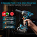 SeeSii WH12 Ultra 1/2″ Cordless Impact Wrench — 886 ft - lbs (1200 N·m) Breakaway, Brushless High - Torque Impact Gun, 21V 4.0Ah Battery, Socket Set & Case - impact wrench - SeeSii