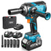 SEESII WH12 Ultra Pro 1/2" Cordless Impact Wrench, High - Torque Brushless Impact Gun, 2×4.0Ah Batteries, Detachable D - Handle - impact wrench - SeeSii