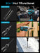 Seesii WH700 1/2‘’ Brushless 479 Ft-lbs(650Nm) Impact Wrench, 3in1 Functional - impact wrench-SeeSii