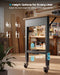 Seesii workbench frame with locking casters, 6‑position adjustable height for sitting & standing working comfort