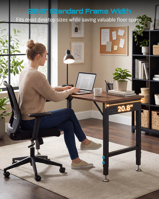 Seesii WB‑01 workbench frame 20.8 inch width fits most table tops for home office work station