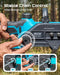 SEESII 10-Inch Cordless Mini Chainsaw, Electric Saw with Brushless Motor
2×4.0Ah Batteries, Battery Powered Saw with Automatic Oiler, 32.8FT/S Fast Cutting Speed for Tree Trimming, Garden & Backyard