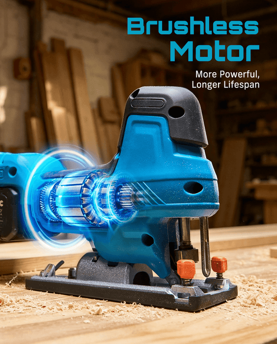 SEESII brushless motor for cordless jigsaw, higher power and longer service life