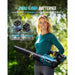 Seesii leaf blower equipped with dual 5.2Ah batteries for 180 mins long runtime
