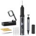 SEESII Cordless Soldering Iron Kit, Precise Temp Control, Protective Cap | Portable Soldering Pen with Digital Display, Foldable Soldering Iron Stand, 390℉-840℉, 7S Fast Heating for Electronics