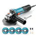 SEESII Angle Grinder 4-1/2 inch, 1200W Power Electric Grinder Tools | 13000 RPM,10Amp Motor with Cutting Wheels, Lightweight Portable, Auxiliary Handle for Cutting, Grinding, Rust Removal