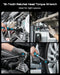 72‑tooth ratchet head of SeeSii torque wrench works well in tight narrow engine compartments