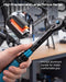 Knurled aluminum anti‑slip handle of SEESII torque wrench, comfortable stable grip for bicycle repair