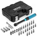 SEESII 5‑25Nm bicycle torque wrench set, complete socket bit kit with hard storage case for bike repair maintenance