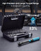 SEESII torque wrench kit open case display, high precision ±3% accuracy 5‑25Nm for bicycle maintenance work
