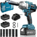 Seesii WH710 1/2‘’ Cordless Impact Wrench, 580Ft-lbs(800N.m) Brushless, 2x4.0Ah Battery, Fast Charger - impact wrench-SeeSii